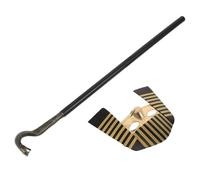 Abaodam Costume Egiziano per Ragazzo Ragazza Maschera da Cosplay e Scettro Egiziano Accessori per Copricapo di Halloween e Decorazioni per Feste di Travestimento