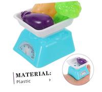 Abaodam Cucina Miniatura con Bilancia Pesa Alimenti Frutta e Artificiale per Bambine Giocattoli Educativi per Asilo Esperienza Cucina Didattica e Divertente