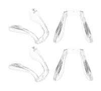 Abaodam Cuscinetti Nasali con Apertura 1mm in Silicone per Occhiali 4 Pezzi Pratico per Naso Morbidi e Confortevoli con Apertura 1mm per Telaio