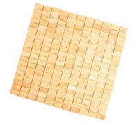 Abaodam Cuscino per Seduta Quadrato in bambù 45x45 Cm, Tappetino Estivo Traspirante per Sedia da Ufficio e Camera da Letto, Supporto Ergonomico per Postura Confortevole