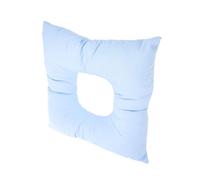 Abaodam Cuscino Viso O-hole per Massaggio Professionale, Supporto Viso a Faccia in Giù Riutilizzabile in Epe, Blu, per Spa e Ospedali