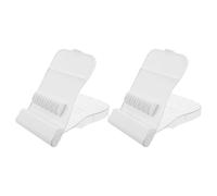 Abaodam Custodia da Viaggio per Punte Idropulsore 2 Pezzi Separatori Antipolvere, Organizer Compatto per Accessori Igiene Orale, Contenitore Porta Punte per Viaggi e Uso Familiare