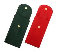 Abaodam Custodia per Orologio da Viaggio Chiusura a Bottone, Protezione Antigraffio per 2 Orologi, Borsa Portatile per Viaggi Materiale Claimond Veins