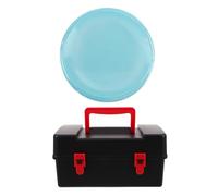 Abaodam Custodia Porta Trottole in Plastica Robusta con Divisori in Spugna Organizer Giocattoli Compatto per Conservazione e Trasporto Sicuro Box per Trottole da Battaglia