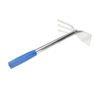 Abaodam Da Giardino Due Teste in Acciaio Inossidabile Attrezzo Portatile Per Diserbo e Piantare Resistente e Durevole Per Giardinaggio e Agricoltura