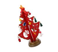 Abaodam Decorazione Natalizia Legno Forma Di Albero Per Scrivania Addobbo Creativo Per Natale Per La Casa e Festività Uso Ripetuto