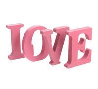 Abaodam Decorazioni Legno Romantiche per San 4 Pezzi Lettere Love in Materiale Sintetico Leggero e Pratico per Appuntamenti e Proposte di Matrimonio