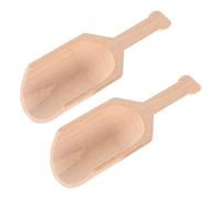 Abaodam Design Semplice Set 2 Cucchiai Grandi e Pratici per Sale da Bagno e Condimenti per Cucina e Servizio