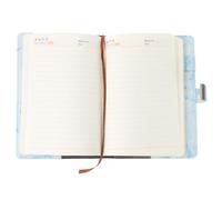 Abaodam Diario Lucchetto a Combinazione, Taccuino Portatile Delicato Blu, Blocco Note Multifunzione per Appunti e Segreti, Formato Comodo per Studenti e Uso Quotidiano