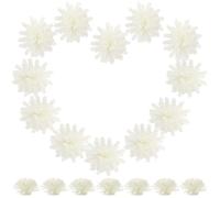 Abaodam Diffusore di Profumo per Ambienti 100 Pezzi Fiori di Margherita Finti in PE per Aromaterapia e Decorazione Casa Ufficio Bianco Semplice ed Elegante