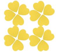 Abaodam Dischetti di Cotone Usa e Getta per Unghie Gel e Ciglia, 200 Pezzi a Forma di Cuore, Leggeri e Morbidi, per Pulizia e Rimozione in Applicazioni di Extension