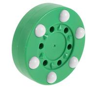 Abaodam Disco da Hockey su Pista per Allenamento Indoor e Outdoor, in Plastica Durevole 6 Rulli, Controllo Stabile e Preciso, Attrezzatura Sportiva per Giovani e Adulti, Colore Verde, 3