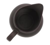 Abaodam Dispenser per Latte in Ceramica Nera Becco Appuntito, Resistente dallo Stile Vintage, per Eventi e Feste, Design Elegante e Superficie Liscia