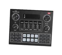 Abaodam Dispositivi Di Cambio Voce Portatili Per Computer e Smartphone Scheda Audio Live Con Effetti Sonori Play Compatibile Con Doppio Dispositivo Facile Di Treble e Bass