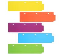 Abaodam Divisori per Quaderno ad Anelli Accessori per Notepad e Notebook in ABS 5 Pezzi per Organizzare Documenti e Separare Pagine