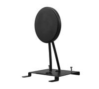 Abaodam Doppio Kick Batteria Con Pad Silenzioso in Acciaio Resistente Per Pratica Batteristi Supporto Portatile Per Allenamento Cassa Adatto Per Uso Quotidiano