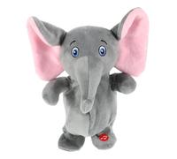 Abaodam Elefante Peluche Parlante e Musicale Per Ragazzo Ragazza Giocattolo Morbido Con Funzione Camminante Decorazione Per Nascita e Compleanni Compagno Confortevole Stile Kawaii Adatto