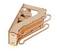 Abaodam Elettrico Scala Mobile in Legno Kit Stem Educativo Scienza e Tecnologia Set DIY Costruzione Ascensore Meccanico Esperimento Scientifico per Ragazzi e Ragazze