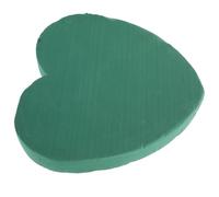 Abaodam Fango Floreale a Cuore Verde per Composizioni e Decorazioni | Resina Fenolica, Mantiene L'acqua per Fiori, per Casa e Occasioni Speciali, un Pezzo