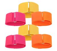 Abaodam Fasce Elastiche per Corsa a Tre Gambe 6 Pezzi Set Colori Vivaci per Giochi di Squadra, Feste All’aperto e Team Building, Accessori Resistenti e Comodi per Gare di Staffetta