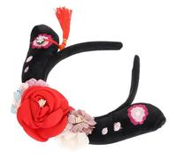 Abaodam Fascia per Chioma da Cosplay Cinese Stile Impero Rosso Comoda per Donne e Ragazze Accessorio per Feste a Tema e Spettacoli