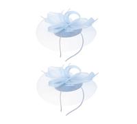 Abaodam Fascinator da Sposa in Garza Leggero con Velo in Rete, Mini Cappelli da Donna per Matrimoni e Banchetti, Accessori per Chioma Eleganti per Festa del Tè e Compleanni