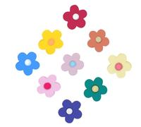 Abaodam Fermagli per Lacci Scarpe a Fiore in Plastica 9 Pezzi Accessori Decorativi per Scarpe Clip in Scenari di Lavoro e Matrimonio Colore Casuale
