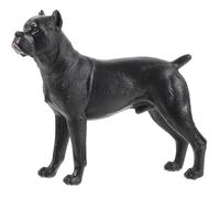 Abaodam Figura di Cane Corso in Plastica Robusta, Statuetta Simulazione Realistica per Decorazione da Tavolo e Giocattolo Educativo, Ornamento Animale Artificiale Leggero