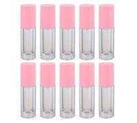 Abaodam Flaconi per Lip Gloss Vuoti da 6ml con Pennello e Tenuta Stagna, 10 Pezzi in Abs per Lip Gloss Fai da Te e Viaggi Brevi