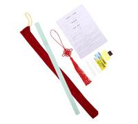 Abaodam Flauto Dizi Cinese in Finta per Principianti, Strumento Musicale a Fiato in Plastica Alimentare, Set Completo con Accessori per Educazione Musicale e Banda Scolastica