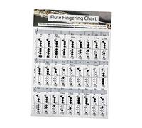 Abaodam Flute Chord Practice Chart Guida Pratica Per Principianti Con Diagrammi Di Note e Posizioni Delle Dita Per Chitarra e Flauto Strumento Indispensabile Per Studio e Riferimento