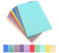 Abaodam Fogli di Schiuma Glitterata Artigianale Eva 20 Fogli A4 per Scuola | Multiuso e Decorativi, Facili da Tagliare, per Casa e Laboratorio Creativo, Formato A4, senza Adesivo