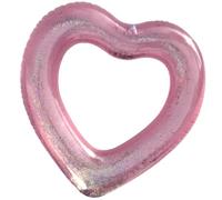 Abaodam Galleggiante Gonfiabile A Forma Di Cuore Per Adulti in Pvc Spesso Sicuro E Confortevole Per Feste in Piscina Decorativo 90 Cm Per Spiaggia E Nuoto