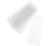 Abaodam Ganci Adesivi Trasparenti 20 Pezzi per Muro, Plastico Resistente, senza Danneggiare Pareti, Adatti a Superfici Piatte come Metallo e Vetro