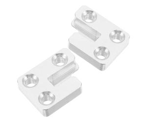 Abaodam Ganci di Chiusura Lenta per Coperchio Pianoforte Verticale in Acciaio, Accessori per Strumenti Musicali Compatibili con Pianoforti, Kit Coppia Ganci Ammortizzatori per Restauro