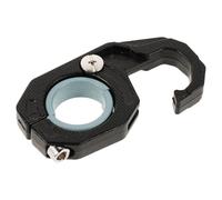 Abaodam Gancio per Manubrio Moto in Metallo Nero Portacaschi e Supporto per Borse da Moto Compatibile Scooter Elettrici e Passeggini Installazione Semplice per Uso Quotidiano e Viaggi