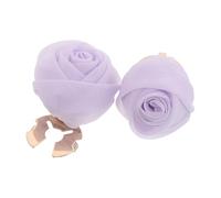 Abaodam Gemelli da Uomo e Donna Copribottoni Floreali Viola, Set 2 Pezzi per Camicie Eleganti, Accessori per Matrimonio e Abiti Formali Chiusura Comoda e Design Decorativo