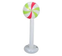 Abaodam Giant Inflatable Lollipop Decor in PVC Weatherproof Candyland Prop For Outdoor Holiday Birthday And Christmas Parties For Lawn Patio And Pool Events