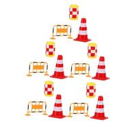 Abaodam Giocattoli Educativi Segnali Stradali Per Ragazzo Ragazza Segnali Traffico Realistici e Resistenti Per Apprendimento Regole e Sicurezza Stradale