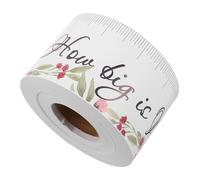 Abaodam Gioco di Misurazione della Pancia Morbido Metro a Nastro per Shower, Nastro per Stimare la Misura della Pancia della Mamma, Regalo per Ragazzo Ragazza e Giochi per Shower