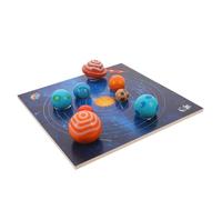Abaodam Gioco Educativo Cognitivo Legno Puzzle Delle Otto Pianeti Del Solare Giocattolo Montessori Interattivo Per Sviluppo Infantile e Attività Familiari
