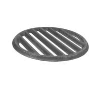 Abaodam Graticola Barbecue in Ghisa Rotonda Alta Efficienza Termica per Cottura Uniforme e Resistente Piastra Carbonella per Stufa e Grill Esterno Multifunzionale