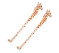 Abaodam Grattaschiena in Legno a Forma di Animale 2 Pezzi Manico Lungo Strumento per Prurito alla Schiena per Uomo e Donna Portatile e Decorativo per Rilassamento del Corpo