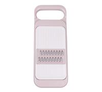 Abaodam Grattugia Multifunzione per Carote e Verdure Lame in Acciaio e Contenitore Integrato, Utensile da Cucina Manuale Manico in Plastica e Anello per Riporre, per Preparazioni in