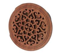 Abaodam Guitar Soundhole Cover Legno Per Riduzione Feedback Accessorio Pratico Per Chitarra Acustica Facile Da Installare e Riutilizzabile Design Elegante Stile Finestra Profondità Scura