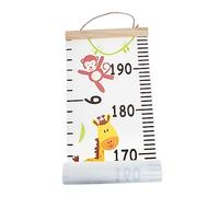 Abaodam Height Chart Wall Ruler for Kids Portable Canvas Growth Measurement for Recording Child Height and Development