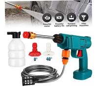 Abaodam Idropulitrice Portatile Senza Fili con Accessori Offre Un Motore Potente e Getto Ad Alta Pressione per Pulire Auto Camion e Biciclette Due Ugelli Regolabili e Filtro Proteggono La