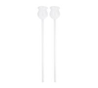 Abaodam Imbuto in Vetro Borosilicato 2 Pezzi Elevata Resistenza a Shock Termici per Esperimenti Scolastici
