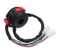 Abaodam Interruttore Accensione Moto Atv Resistente Intemperie con Pulsante Avvio Arresto Motore e Controllo Luci Basso per Fuoristrada Scooter Quad Off-road