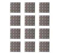 Abaodam Isolamento Acustico 12 Pannelli Fonoassorbenti Piramidali in Schiuma Poliuretanica Per Studi Di Registrazione Pannelli Fonoassorbenti Per La Riduzione Del Rumore